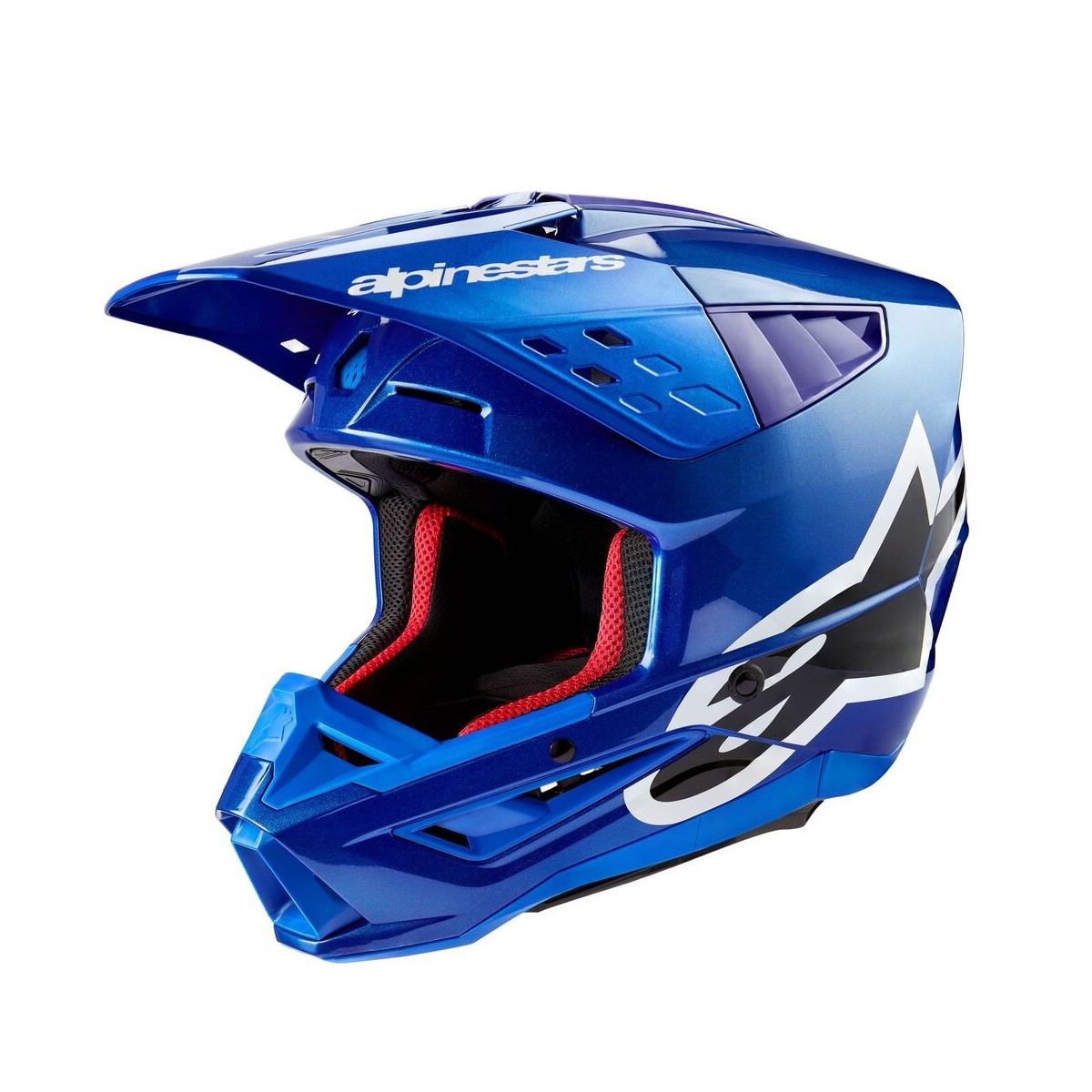 Casque Alpinestars S-M5 Corp Bleu Brillant 