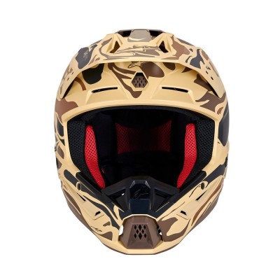 Casque Alpinestars S-M5 Mineral Marron Foncé Kangourou Matt 