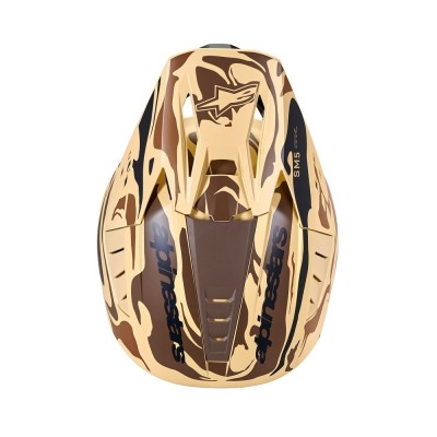 Casque Alpinestars S-M5 Mineral Marron Foncé Kangourou Matt 