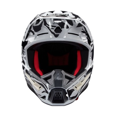 Casque Alpinestars S-M5 Mineral Gris clair Gris Foncé Brillant 