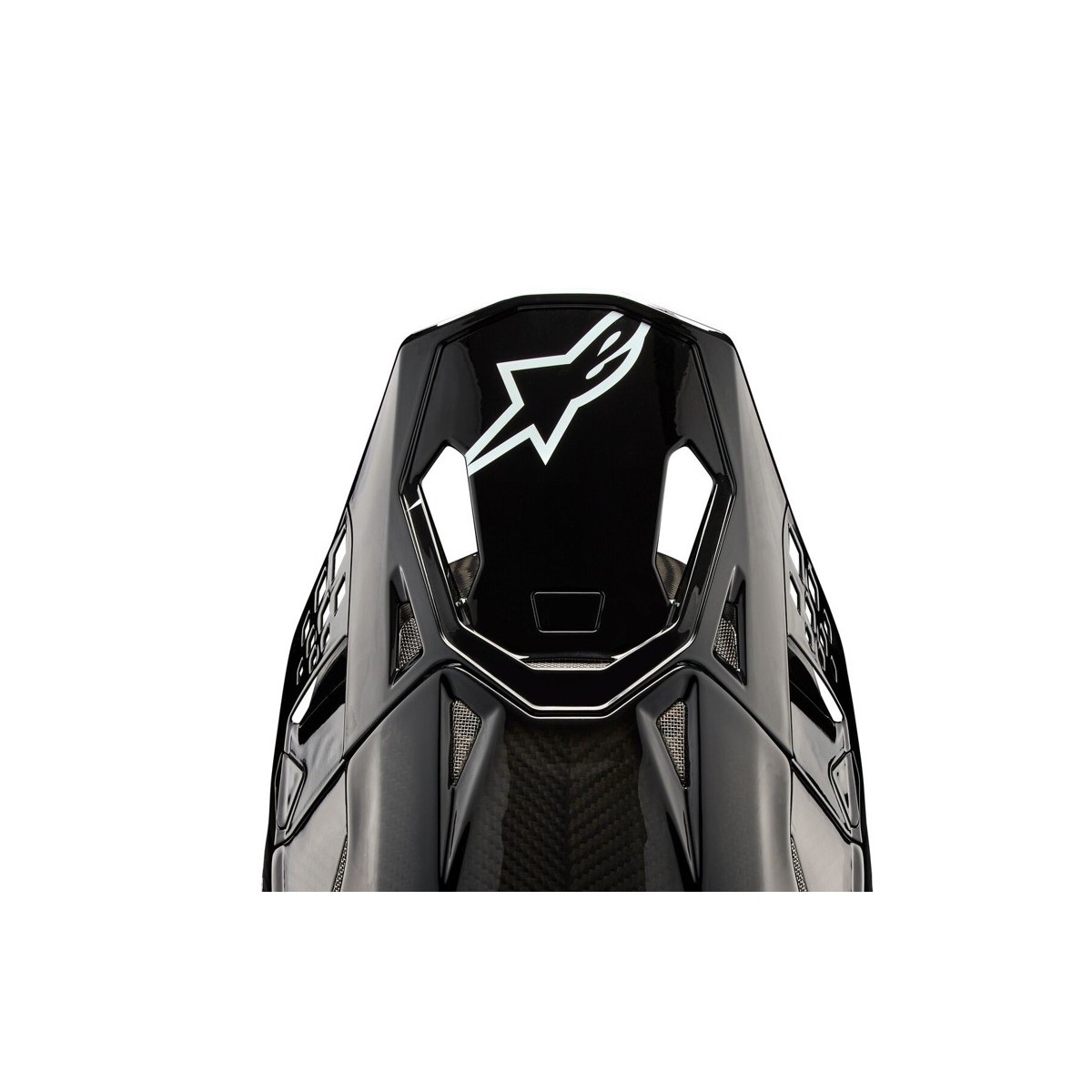 Visière Alpinestars S-M10 Solid Noir Brillant Carbone 