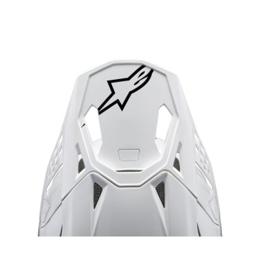 Visière Alpinestars S-M10 Solid Blanc Brillant  