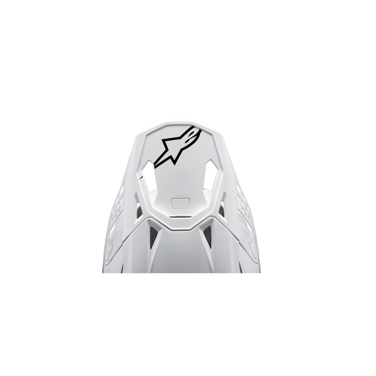 Visière Alpinestars S-M10 Solid Blanc Brillant  