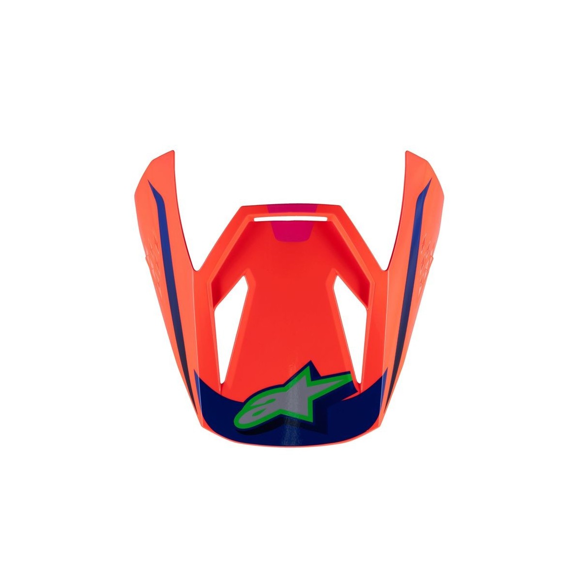 Visière Alpinestars S-M3 Deegan Orange Fluo Violet Rose Fluo Brillant 