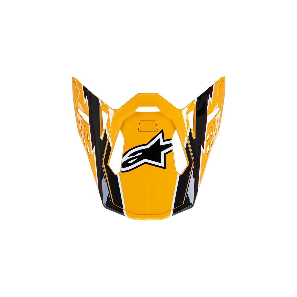 Visière Alpinestars S-M10 Ampress Noir Jaune Brillant 
