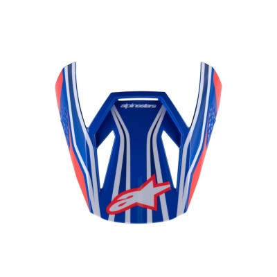 Visière Alpinestars S-M3 Wurx Bleu Rouge Blanc Noir Brillant 