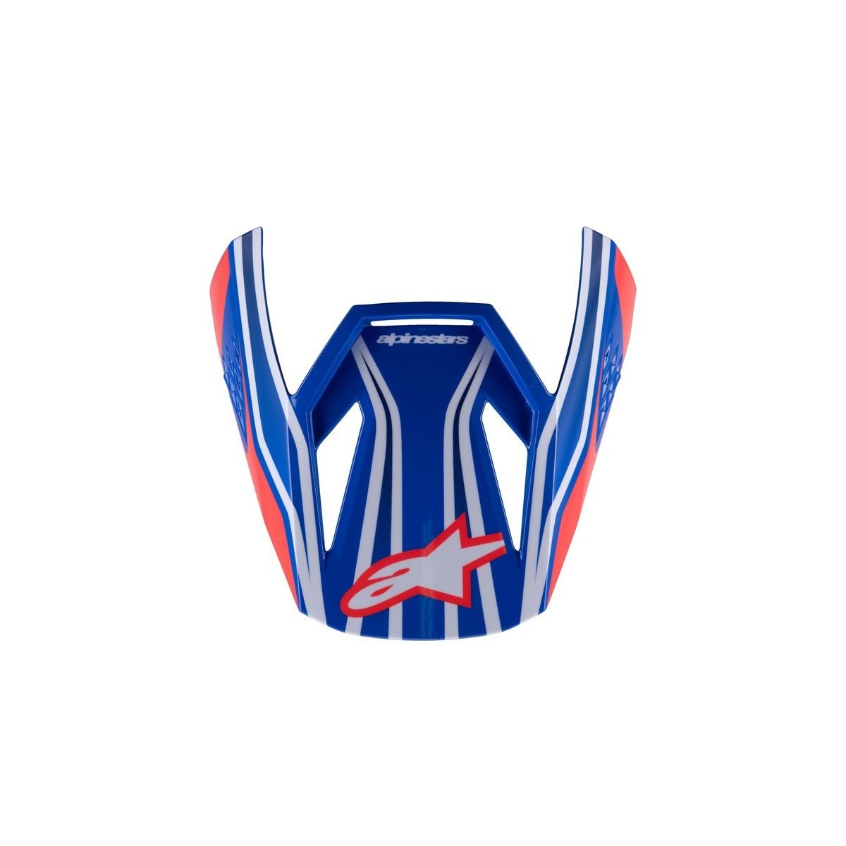 Visière Alpinestars S-M3 Wurx Bleu Rouge Blanc Noir Brillant 