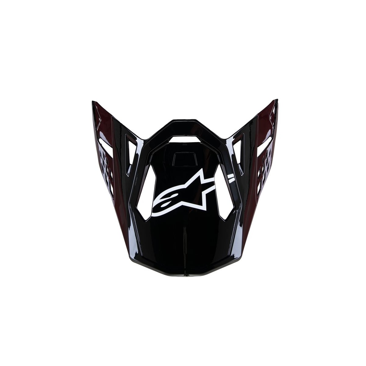 Visière Alpinestars S-M10 Flood Noir Gris Foncé Matt & Brillant 