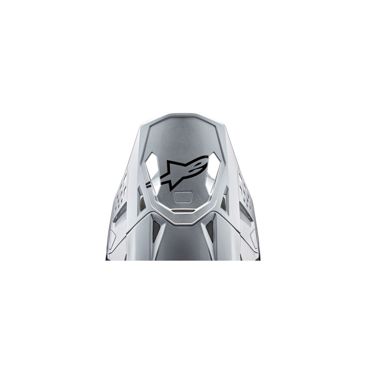 Visière Alpinestars S-M10 Flood Argent Noir Orange Fluo Matt & Brillant 