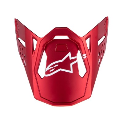Visière Alpinestars S-M10 Flood Rouge Fluo Rouge Matt & Brillant 