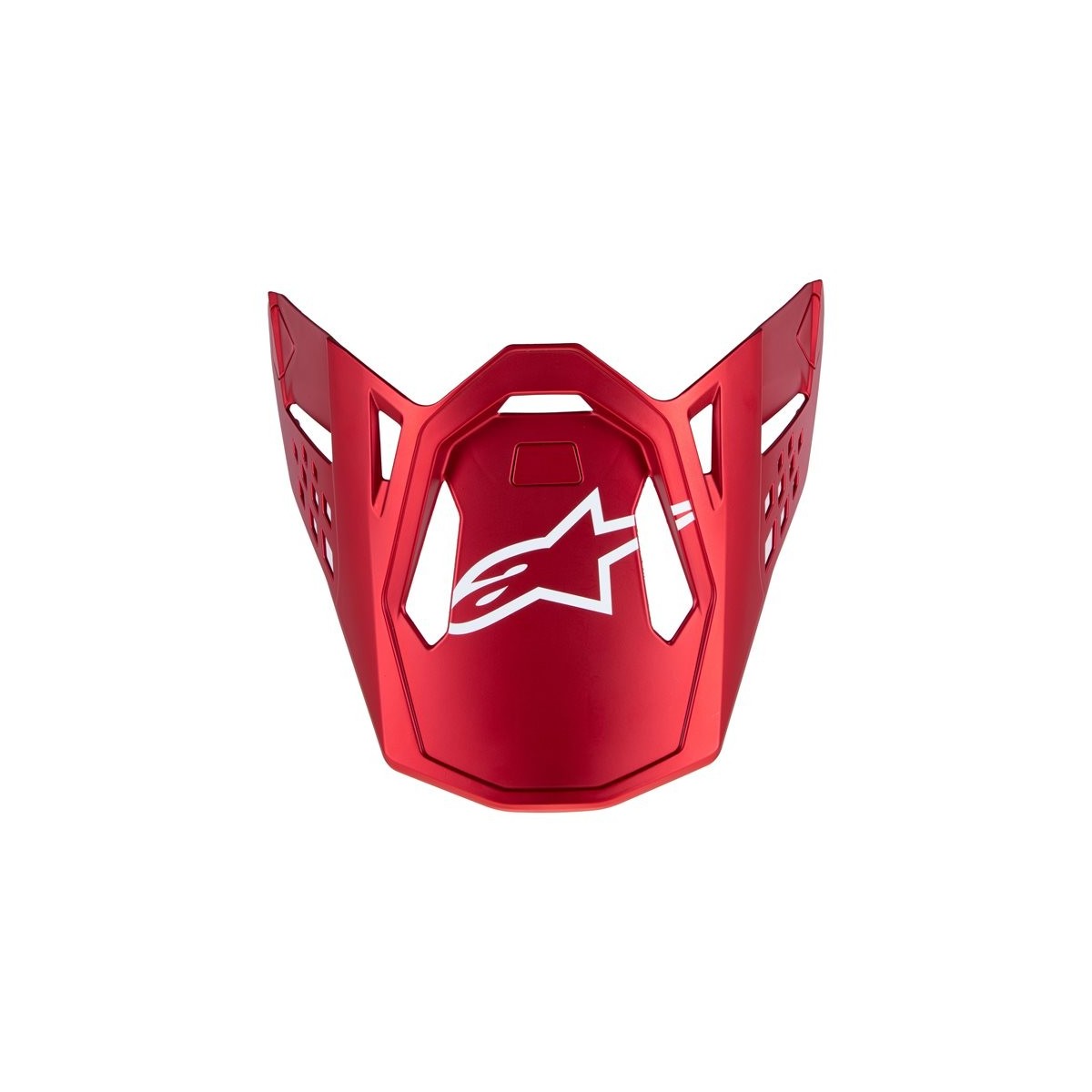 Visière Alpinestars S-M10 Flood Rouge Fluo Rouge Matt & Brillant 