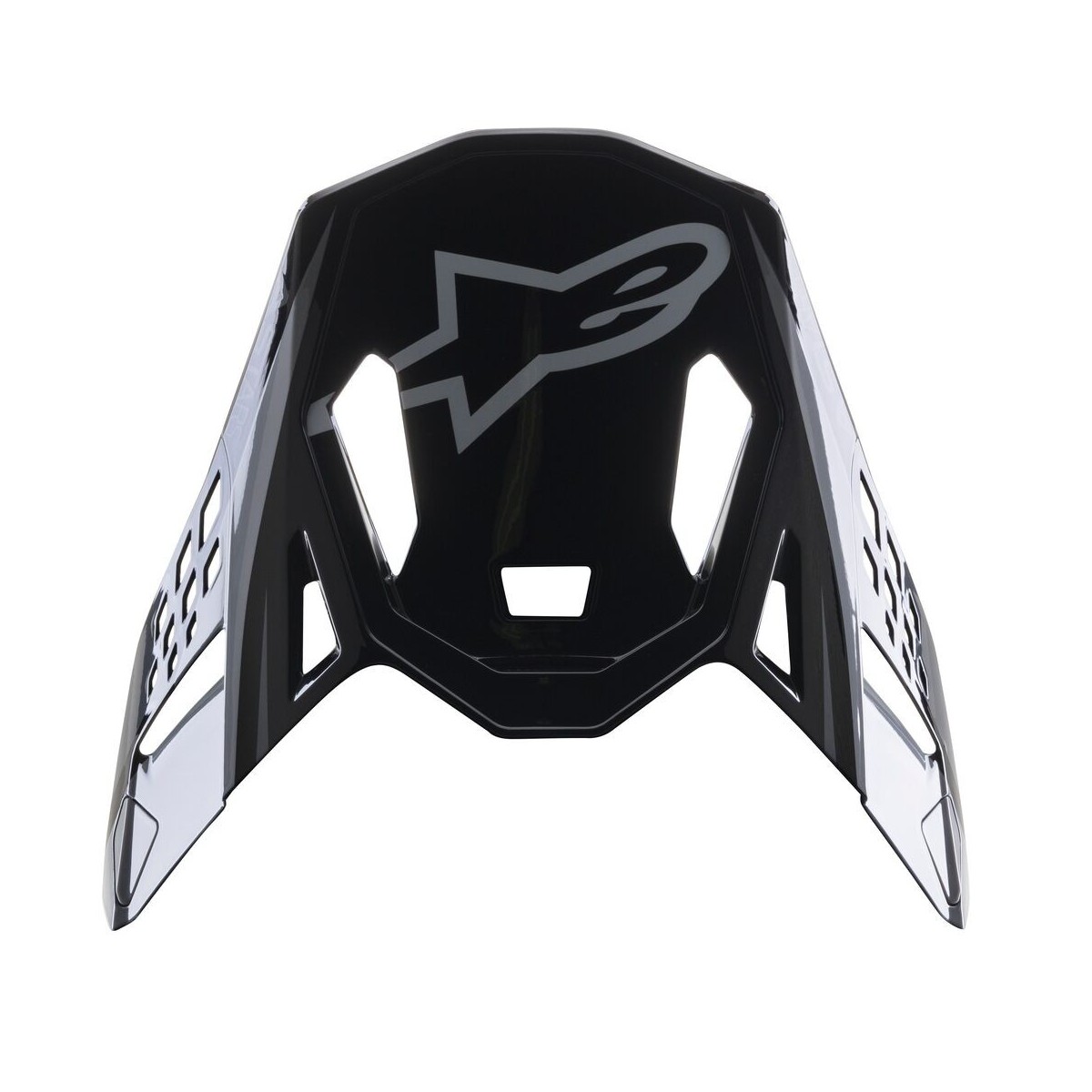 Visiere Alpinestars S-M10 Meta 2 Noir Gris Brillant  