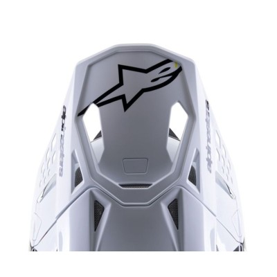 Visiere Alpinestars S-M8 Radium 2 Noir Blanc Brillant  