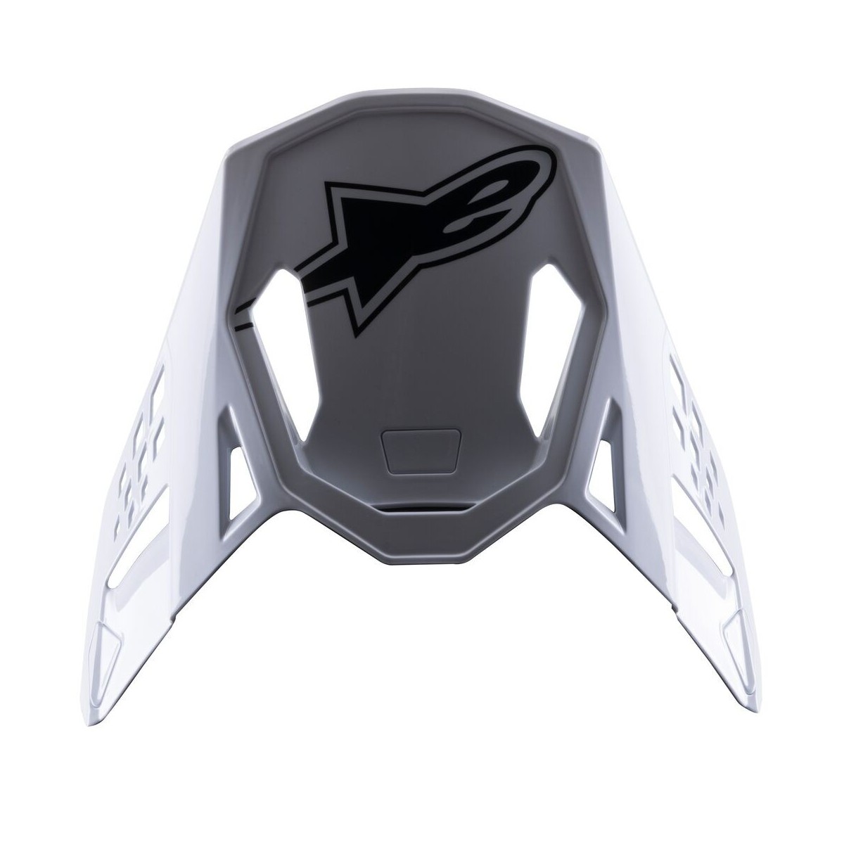 Visiere Alpinestars S-M8 Factory Noir Blanc Rouge Brillant 