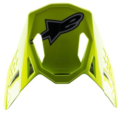 Visiere Alpinestars S-M8 Factory Noir Jaune Bleu Brillant 