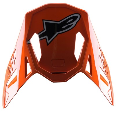 Visiere Alpinestars S-M8 Factory Bleu Orange Jaune Brillant 