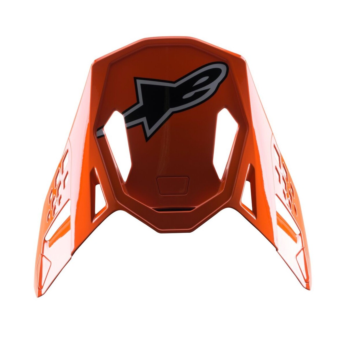 Visiere Alpinestars S-M8 Factory Bleu Orange Jaune Brillant 
