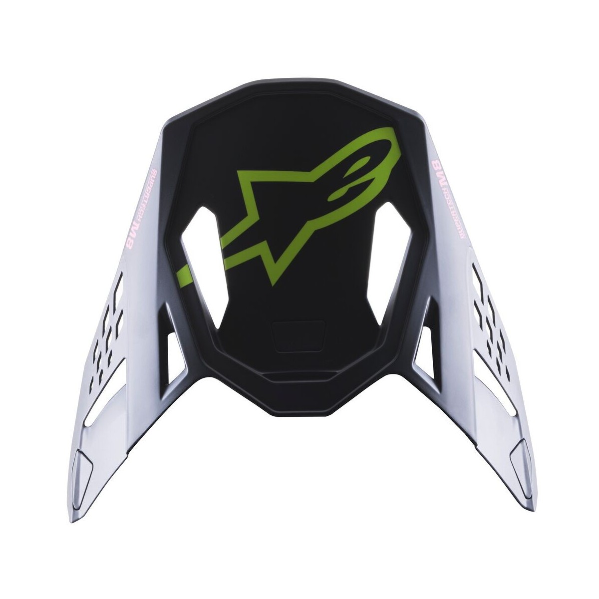 Visiere Alpinestars S-M8 Echo Noir Bleu Jaune Rose 