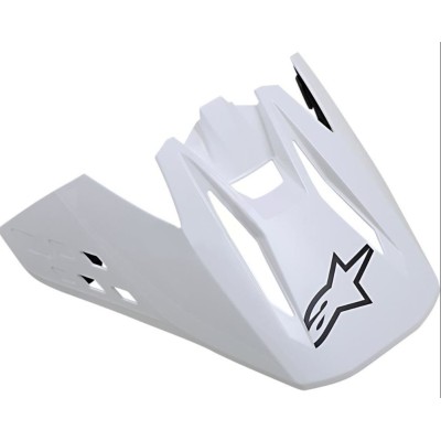Visiere Alpinestars S-M5 Solid Blanc Brillant 