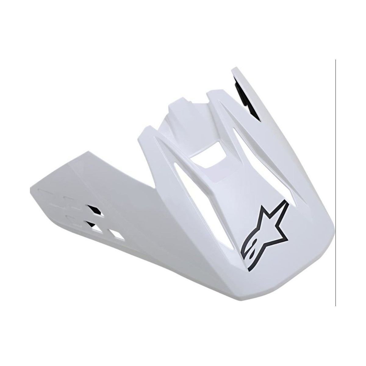 Visiere Alpinestars S-M5 Solid Blanc Brillant 