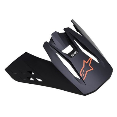 Visiere Alpinestars S-M5 Compass Noir Orange Fluo Matt 