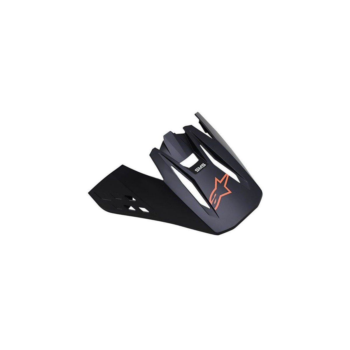 Visiere Alpinestars S-M5 Compass Noir Orange Fluo Matt 