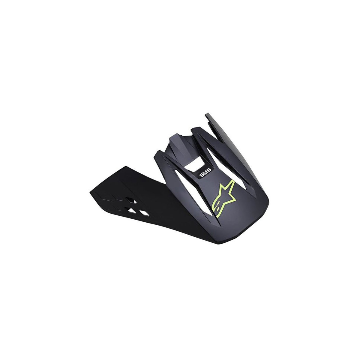 Visiere Alpinestars S-M5 Compass Noir Jaune Fluo Matt 