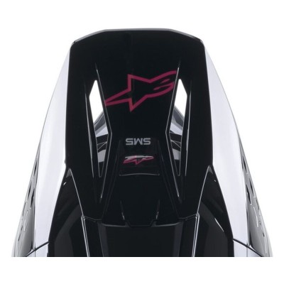 Visiere Alpinestars S-M5 Compass Noir Diva Rose Brillant 