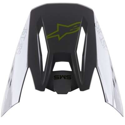 Visiere Alpinestars S-M5 Bond Gris Jaune Fluo 