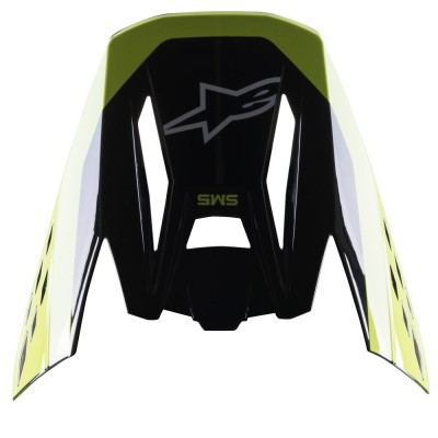 Visiere Alpinestars S-M5 Beam Noir Jaune Brillant  
