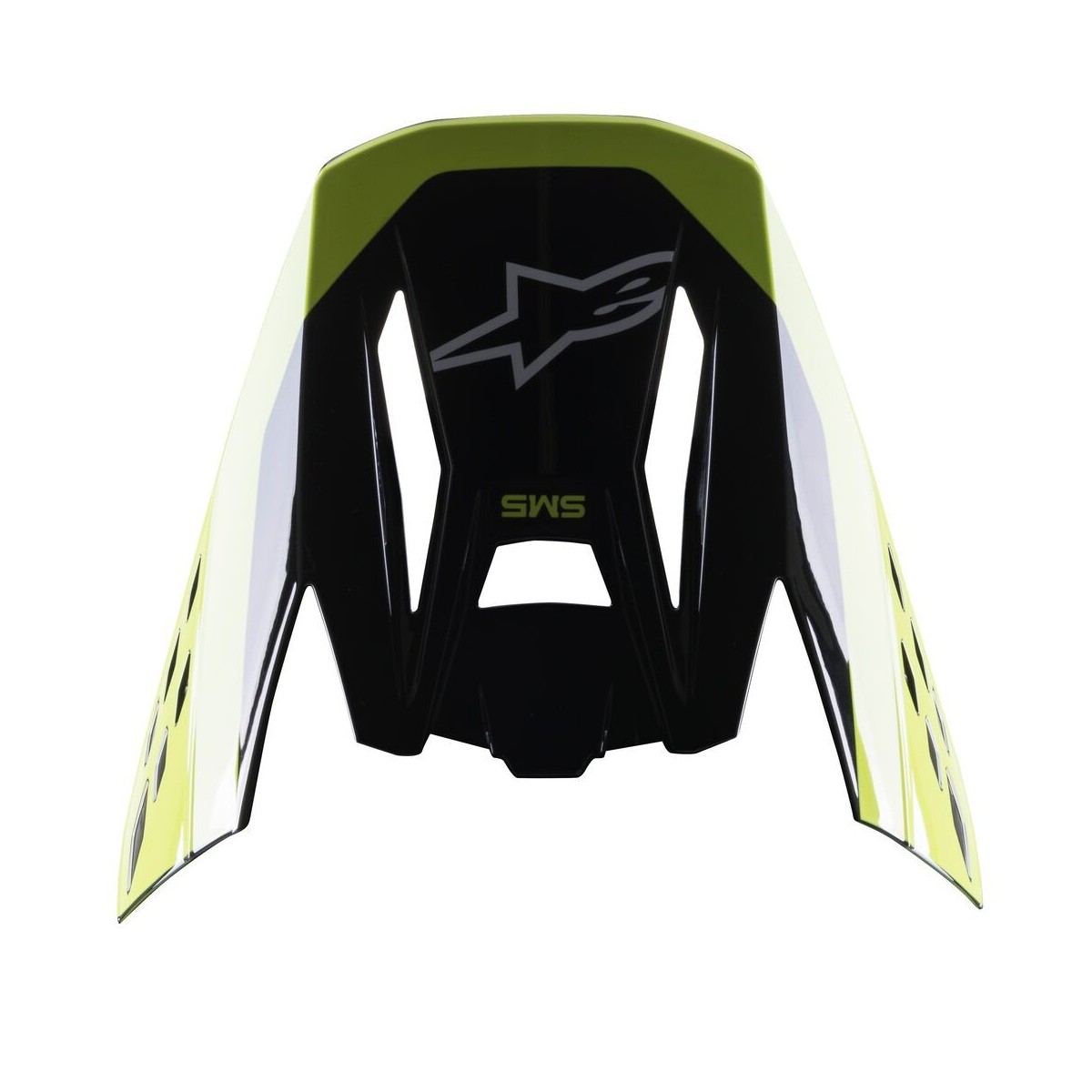 Visiere Alpinestars S-M5 Beam Noir Jaune Brillant  