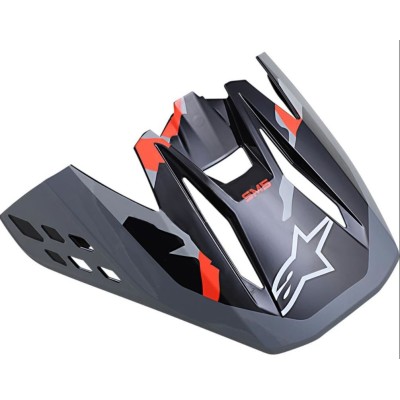 Visiere Alpinestars S-M5 Rover Anthracite Rouge Fluo Gris Camo 