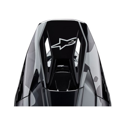 Visière Alpinestars S-M5 Rover 2 Noir Argent Brillant 