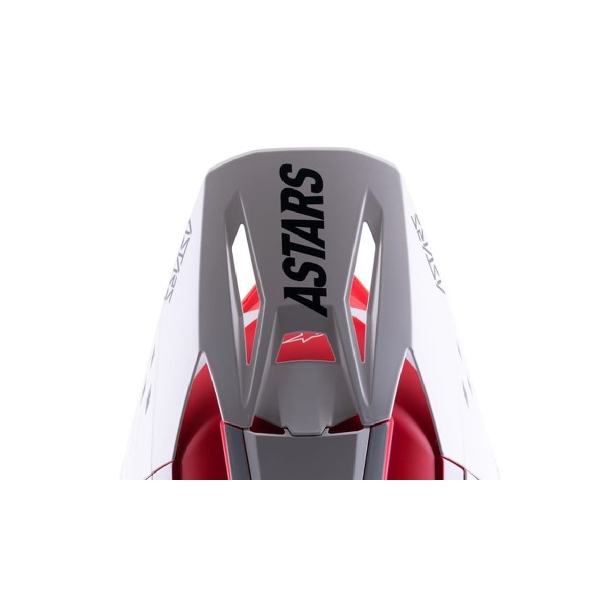 Visiere Alpinestars S-M5 Rayon Rouge brillant Blanc Matt 
