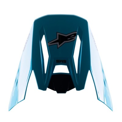 Visiere Alpinestars S-M5 Speed Bleu Noir Brillant 