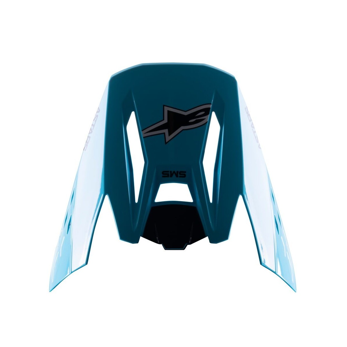 Visiere Alpinestars S-M5 Speed Bleu Noir Brillant 