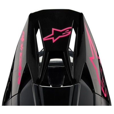 Visière Alpinestars S-M5 Corp Noir Rose Diva Brillant 