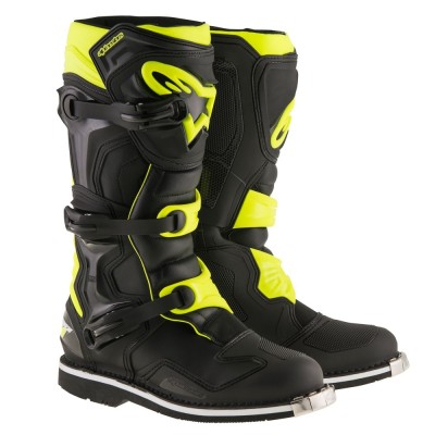 Bottes Alpinestars Tech 1 Noir Jaune Fluo 