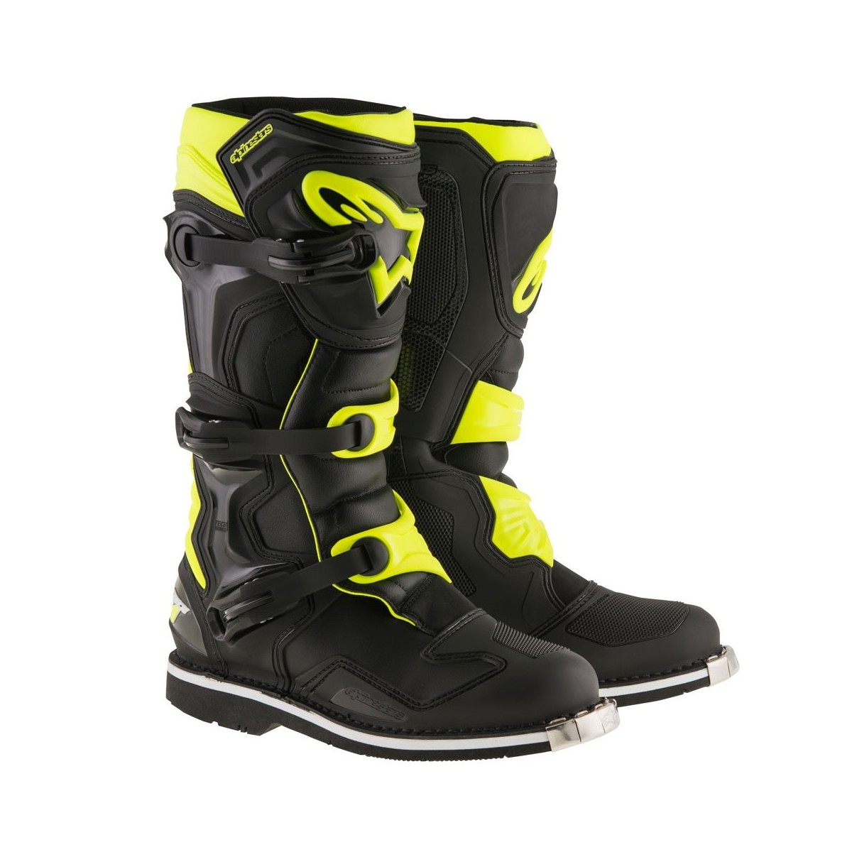 Bottes Alpinestars Tech 1 Noir Jaune Fluo 