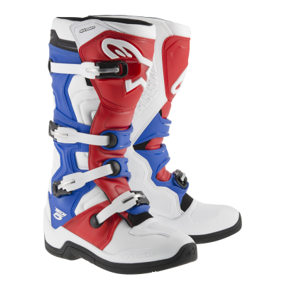 Bottes Alpinestars Tech 5 Blanc/Rouge/Bleu 