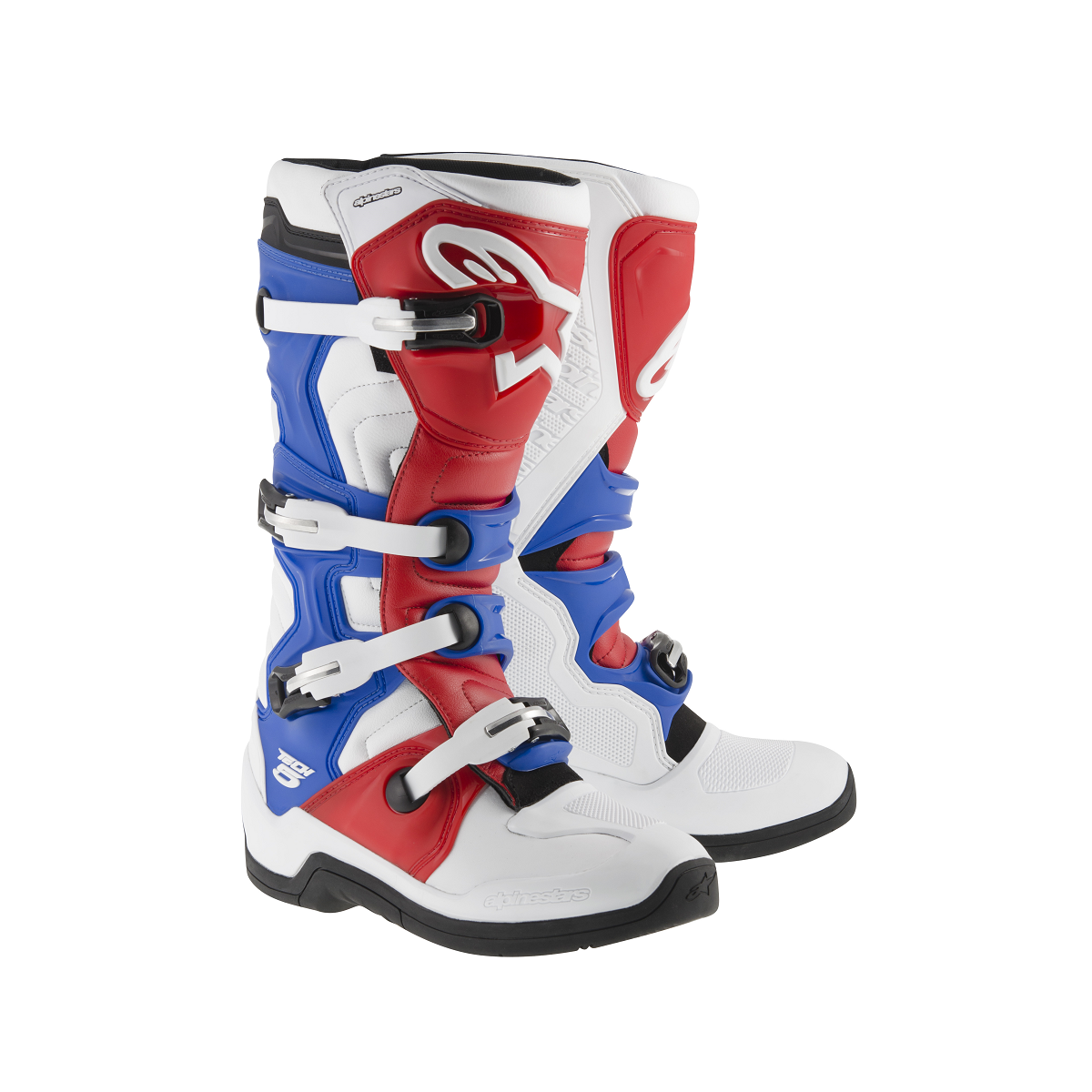 Bottes Alpinestars Tech 5 Blanc/Rouge/Bleu 