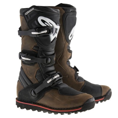 Bottes Alpinestars Tech T Marron Huilé 