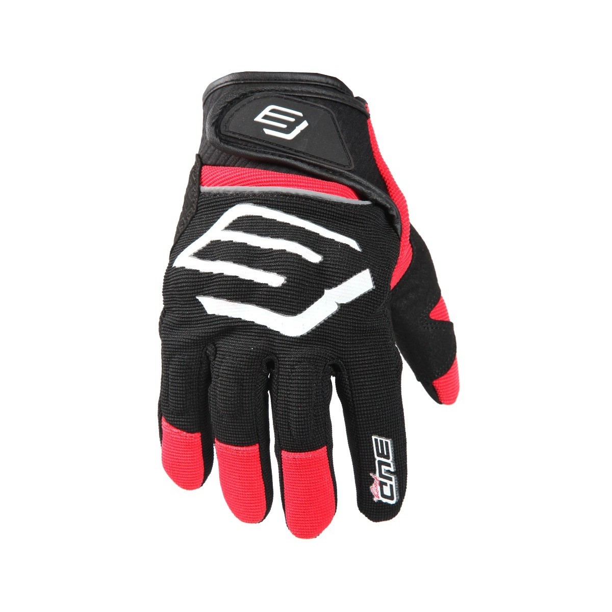 Gants BUD SM Supermoto/Street Rouge/noir homologué CE Moto 