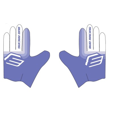 Gants BUD SX Lite 95 Evo Lavande Blanc 