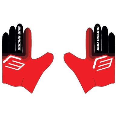 Gants enfants BUD SX Lite 95 Evo Rouge Noir 