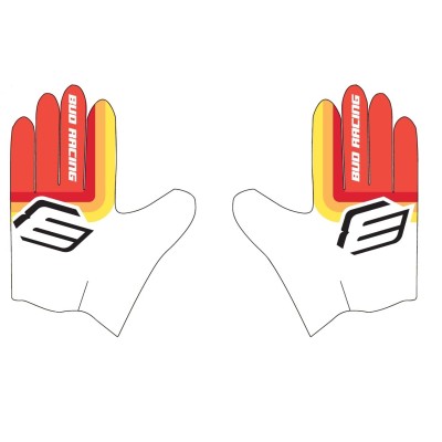 Gants BUD SX Lite 95 Evo Sunny Blanc 