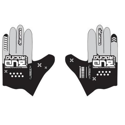 Gants enfants BUD SX Lite Error Gris Noir 