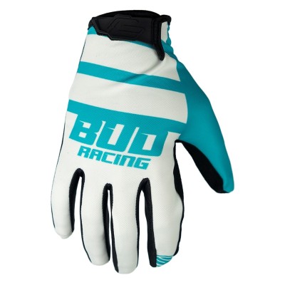 Gants enfants BUD SX Lite Lazer Aqua Blanc 
