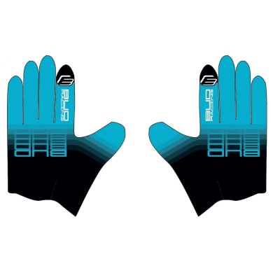Gants BUD SX Lite Neon Scuba Bleu 