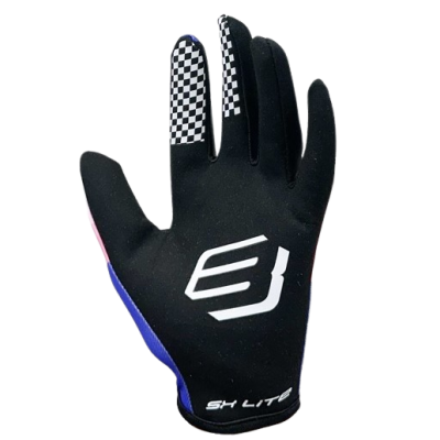 Gants enfants BUD SX Lite Neon Violet Rose Fluo Blanc 
